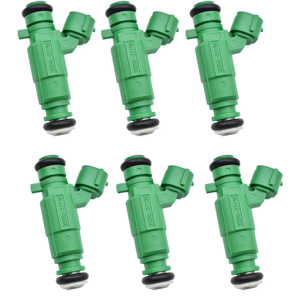 6pcs Fuel Injectors 35310 37150 9260930004 For Hyundai Sonata Santa Kia