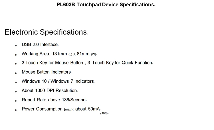 USB2.0 проводной прецизионный ручной сенсорный коврик поддержка мультитач pad для имитации функции жестов PTP для Windows 10/7/NT/XP