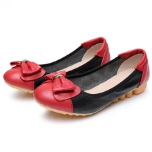 Vogue Классический Большой Обувь Для женщин Повседневное Черные Туфли-оксфорды для Женские туфли-лодочки удобные женские слипоны