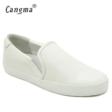 CANGMA/брендовая Повседневная обувь; женская обувь Marque; женские осенние кроссовки из натуральной кожи; женские лоферы без шнуровки; обувь для отдыха для девочек