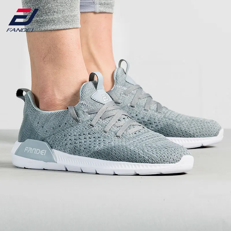 

FANDEI new design running shoes for men breathable mesh socks sneakers men sport shoes men light walking shoes men lace up