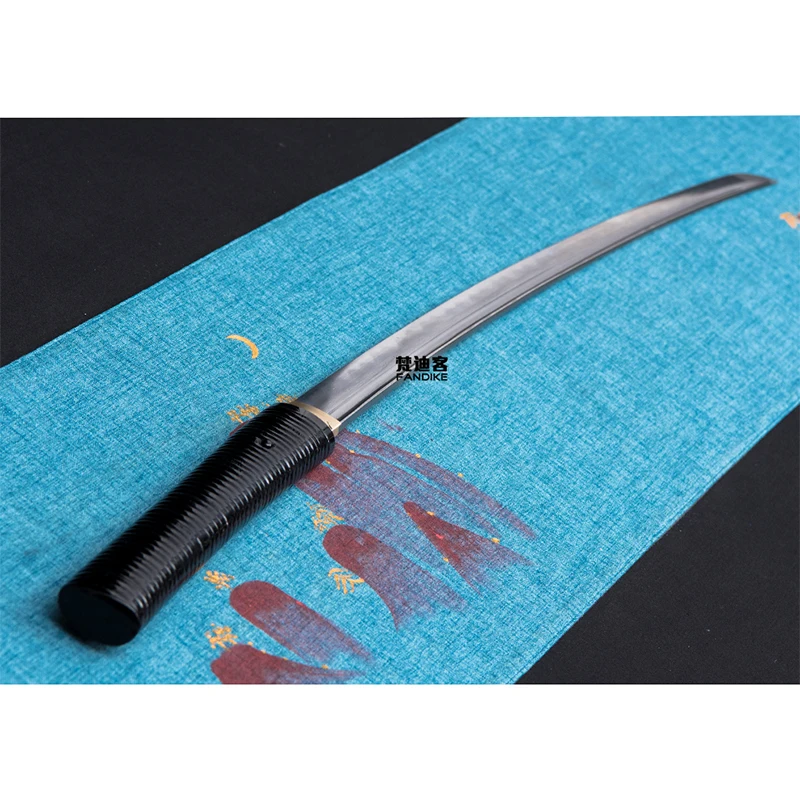 CLAY TEMPERED FOLDED STEEL FULL TANG BLADE JAPANESE SAMURAI SWORD KATANA SHARP Sword Real Combat Katana Sharp