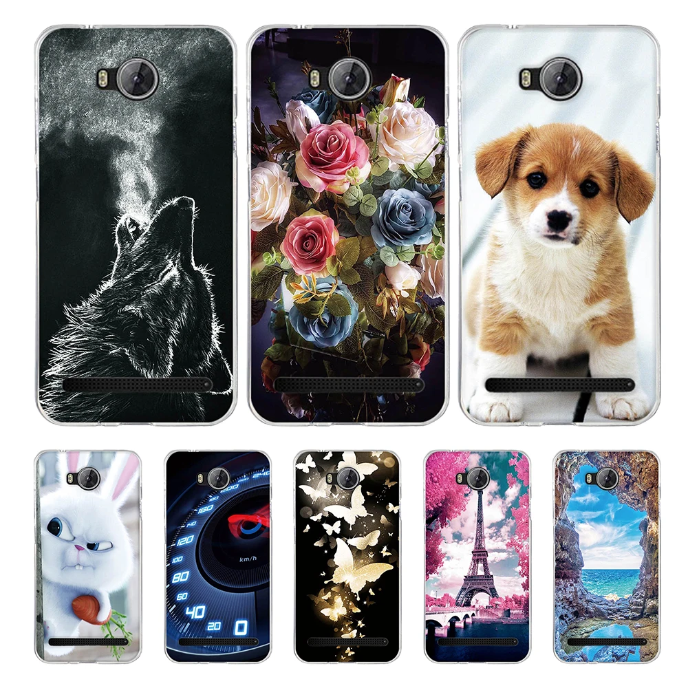 

For Huawei Y3II Case Cover Soft TPU For Huawei Y3 2 Case For Huawei Y3II Y3II-U22 LUA-U22 Lua-L21 Pattern Funda Capa Bumper