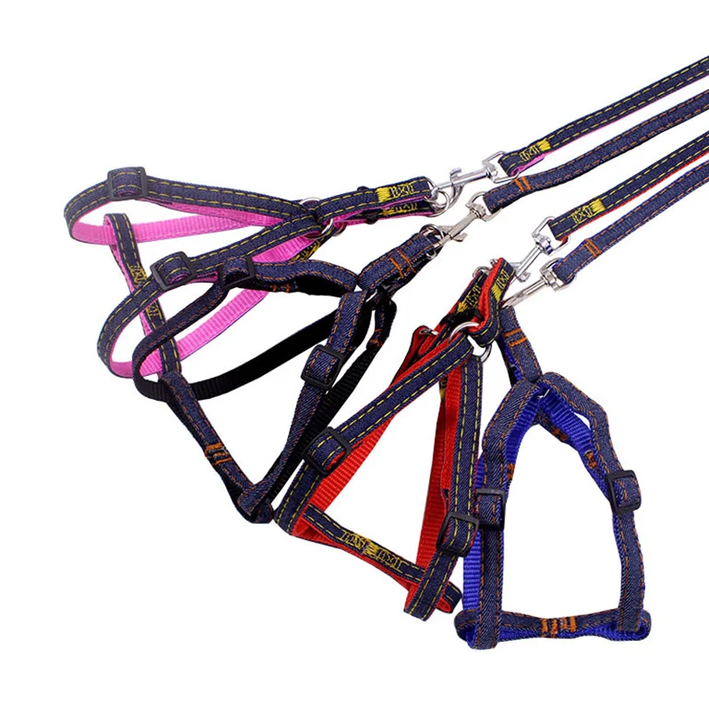 dog leash nylon running pet goods small dogs harness pet leash collar