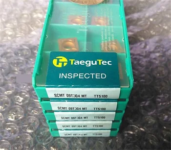 

Taegutec SCMT09T304MT TT5100 CNC tungsten carbide inserts turning tools SCMT 09T304 MT TT5100
