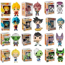 Funko поп Драконий жемчуг пикколо Гоку плавки виниловые фигурки модель игрушки подарки для ребенка