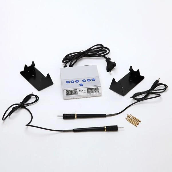Beste Dental Lab Elektrische Dunne Waxer Vleesmes Machine Dubbele Pen 6 Wax Tip Pot Dental Lab