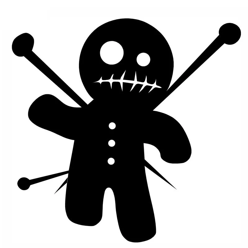 white voodoo doll