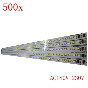 

FREE DHL 500pcs/lot 220V/230V 18~20W 100cm 76LED 5630 LED bar light box,White/Warm white LED rigid strip