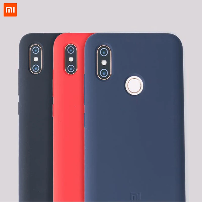Xiaomi mi 8 силиконовый чехол оригинальный PC crofibre + PET протектор экрана Закаленное
