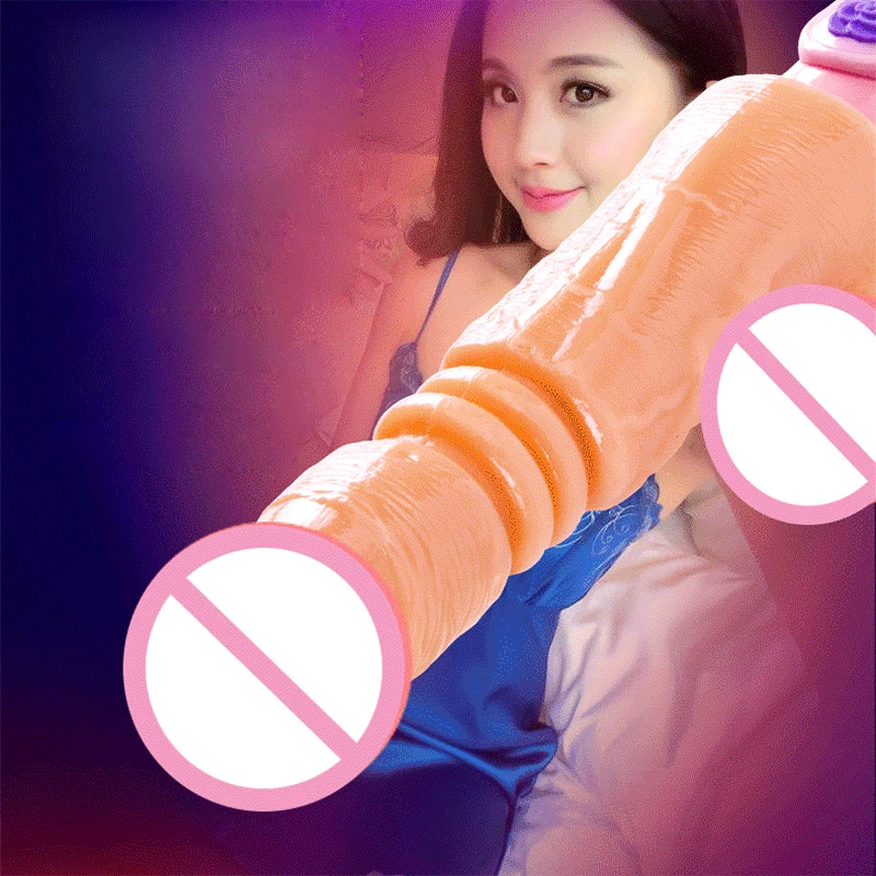 Telescopic Dildo Realistic Heating Dildo Vibrator Jelly Dildo Artificial Penis G Spot Vibator Magic Wand Sex Toys For Women
