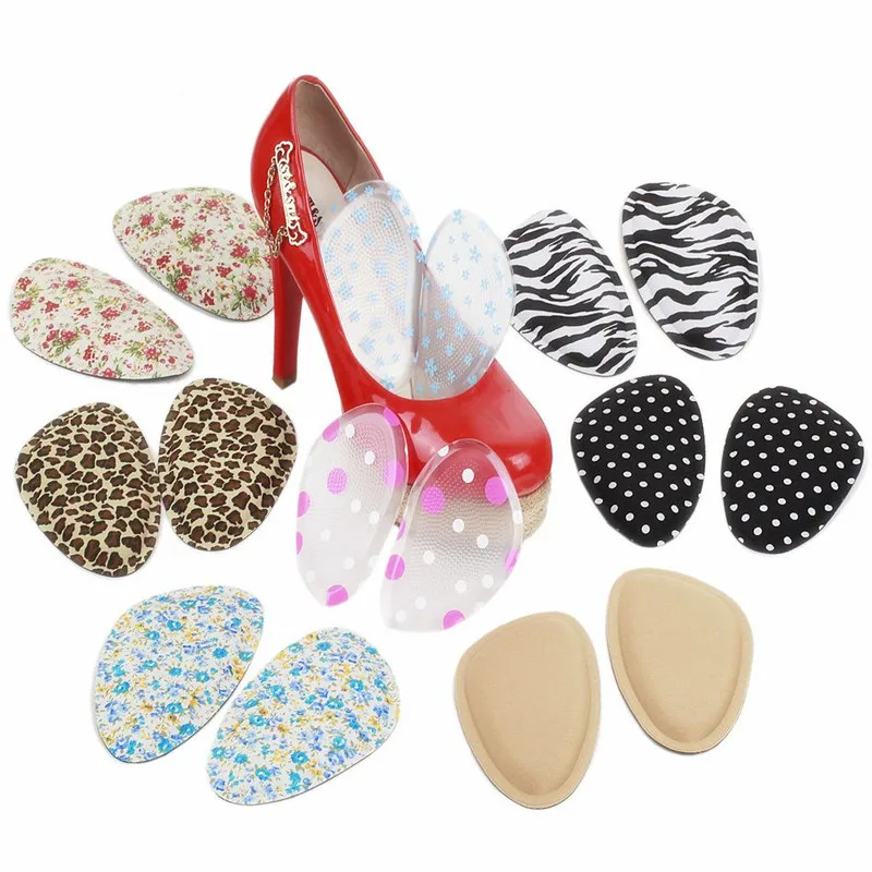 

Forefoot Insole Shoes Pads High Heel Soft Insole Anti-Slip Foot Protection Foot Cushions Sponge Pain Relief Women Foot Care 2019