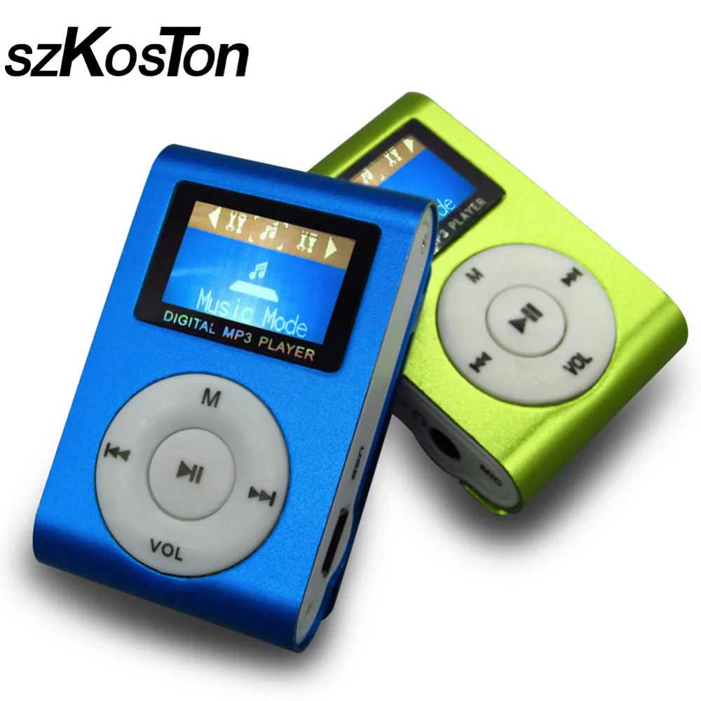 Sport MP3 Player with LCD Screen/Metal Mini Clip Metal Multicolor Portable MP3 Music Player with Micro TF/SD Card Slot Sport MP3 Player with LCD Screen/Metal Mini Clip Metal Multicolor Portable MP3 Music Player with Micro TF/SD Card Slot