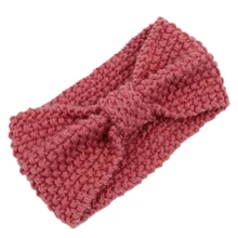 YOST вязаная повязка на голову с цветочным бантом, повязка на голову, повязка на голову, красный арбуз