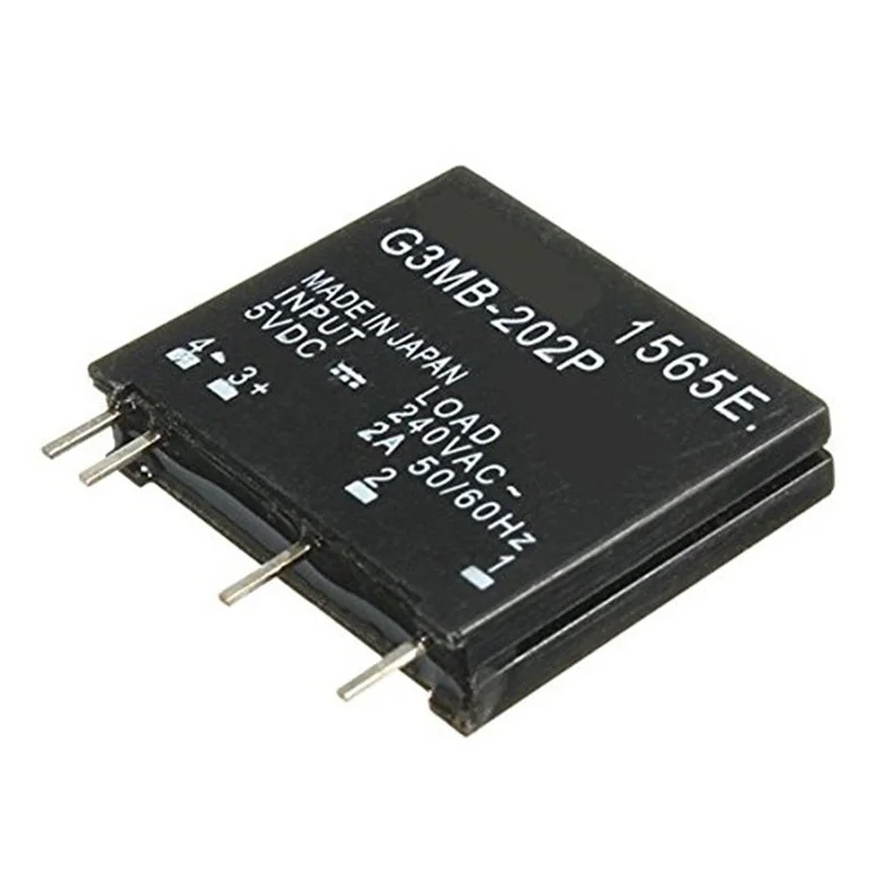 Релейный модуль G3MB-202P G3MB 202P DC-AC PCB SSR в 5 в 12 В 14 в DC Out 240 В AC 2A твердотельный релейный модуль