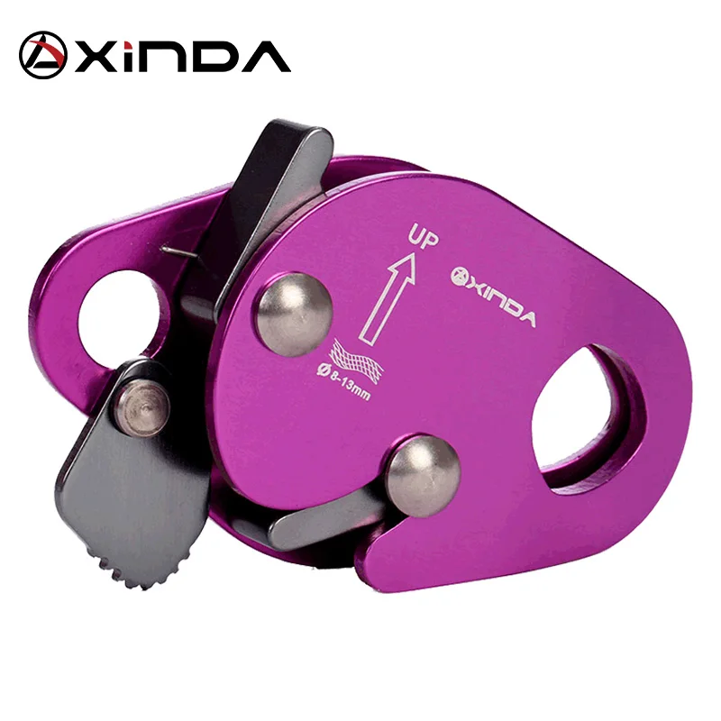 Equipamentos de Segurança Xinda Acampamento Escalada Agarrar Dispositivos Corda Bloqueio Automático Karabiner Anti Queda Engrenagem Protetora Sobrevivência