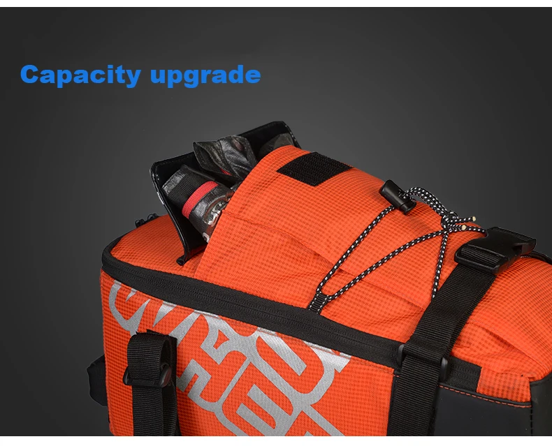 Perfect ROSWHEEL 5L Bicycle Carrier Bag Rack Trunk Bike Luggage Back Seat Pannier Outdoor Cycling Storage Handbag Shoulder Strip 141276 6 Perfect ROSWHEEL 5L Bicycle Carrier Bag Rack Trunk Bike Luggage Back Seat Pannier Outdoor Cycling Storage Handbag Shoulder Strip 141276 6