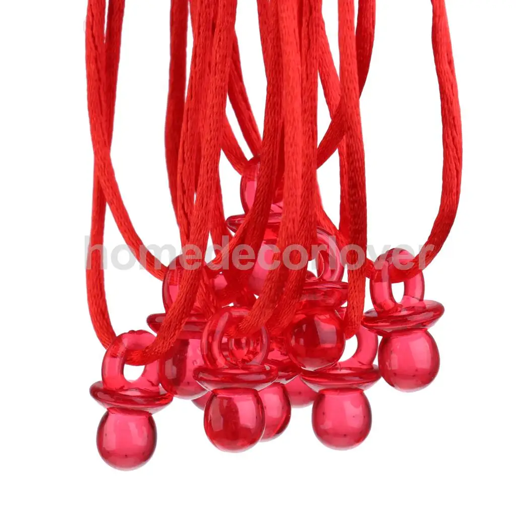 Мини ожерелье с соской 20 шт. игровые призы подарки для детей душа