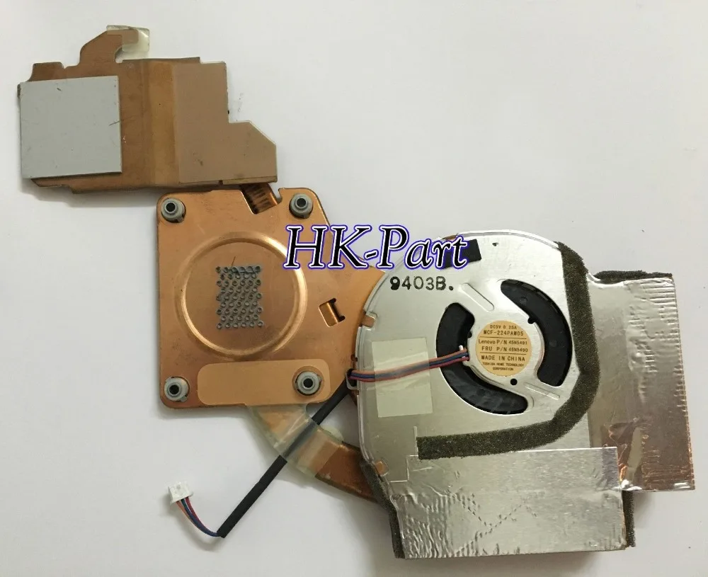 

NEW for IBM Lenovo Thinkpad T500 W500 series Integrate cpu cooling fan with heatsink P/N FRU 45N5490 45N5491
