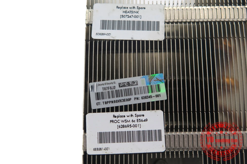 Для hp DL180G6 2U сервер процессор радиатор 507247-001 490448-001