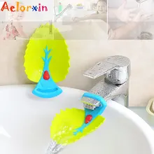Листья новорожденного ванной воды удлинитель для смесителя детская направляющая раковина детская руководство мытья ручные табуреты расширение воды