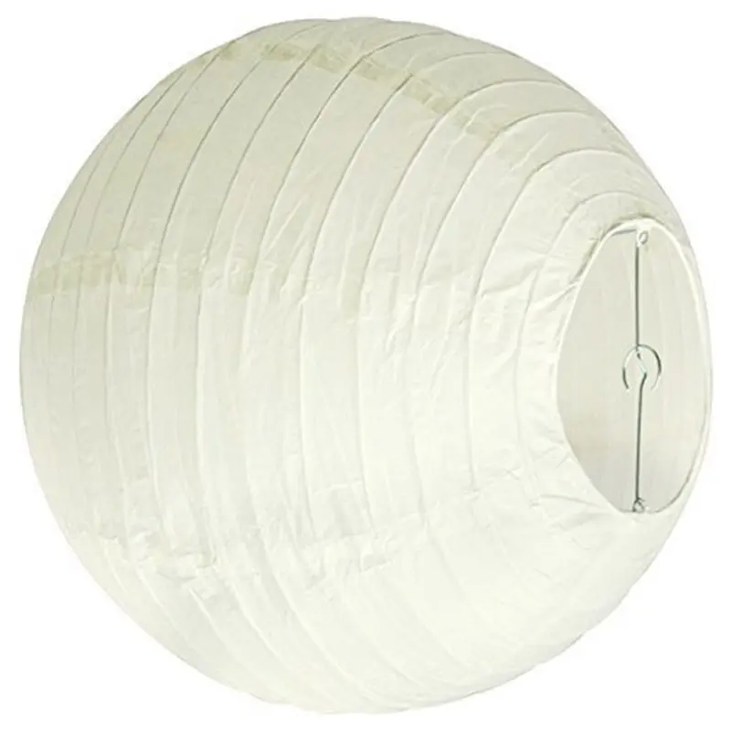 1х круглые бумажные фонарики абажур свадебное украшение 18 дюймов/45 см, кремово-белый