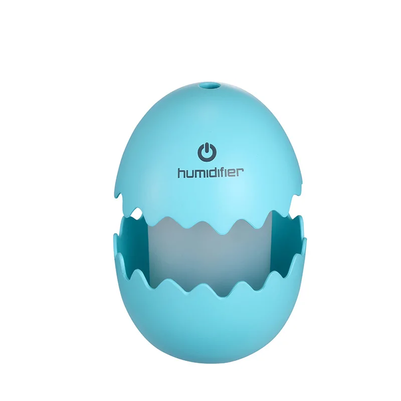 Tancredy милое разбитое яйцо мини увлажнитель домашний автомобильный очиститель воздуха USB Fogger Увлажнитель распылитель машина тумана - Цвет: blue