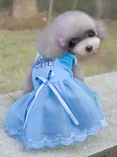 FG13 free shipping Pet skirt Dress Dog Dresses Summer Teddy Dress For Dogs Pet Clothes NEW arrival