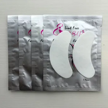 

Collagen Hydrogel Eyepads Eye Patch for eyelash extension 100pcs/50pairs Good Quality False Lashes Free Shipping