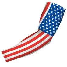 США Мексики Пуэрто-Рико Флаг компрессионный рукав-молодежи и взрослых размеров-Бейсбол Баскетбол Футбол для маленьких мальчиков и девочек детская Для мужчин и Wo