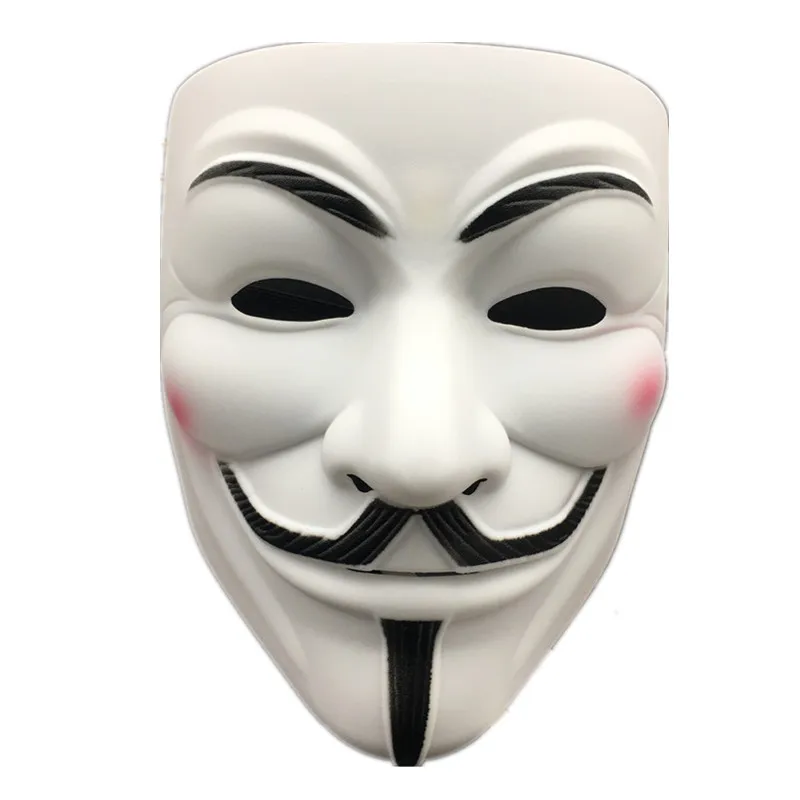 V For Vendetta Маска для лица для взрослых мужчин 17*21 см красочные Хэллоуин косплей маскарад Вечерние V маска