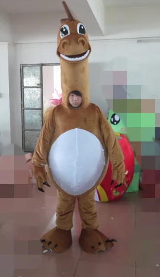 

new design adult brown dinosaur mascot costume