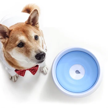 

New Pets Feeding Dog Cat Bowls Float Plate Silicone Feeding Feeder Water Bowl For Pet Dog Cats Puppy Food Dish