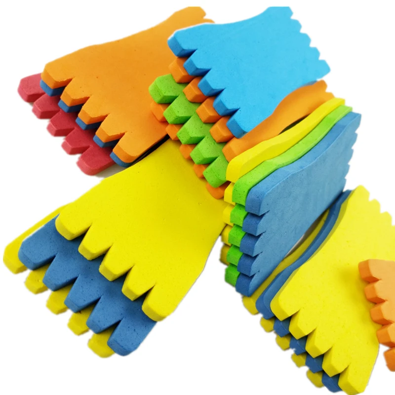 

5 Pcs EVA Foam Pesca Fishing Float Winding Line Board Peche 12cm Colorful Sponge Fishing Boards Trace Wire Leader Swivel Tool