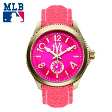 MLB NY series fashion casual lady watch luminous waterproof wristwatch fabric band quartz women wrist watches hot clock SD001