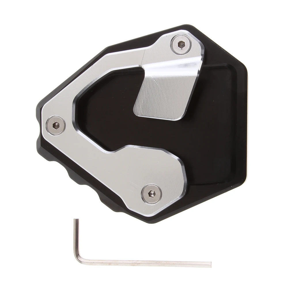 Motorcycle Kickstand Side Stand Plate Pad Base For 2016 2017 2018 HONDA CRF1000L Africa Twin Rear Wheel Cover Splash Guard