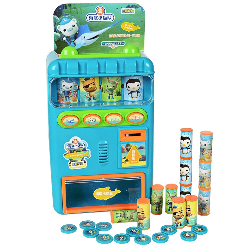 

Octonauts child pretending to shop toys children can talk automatic drink vending machine toy 3-6 baby educational toys gift