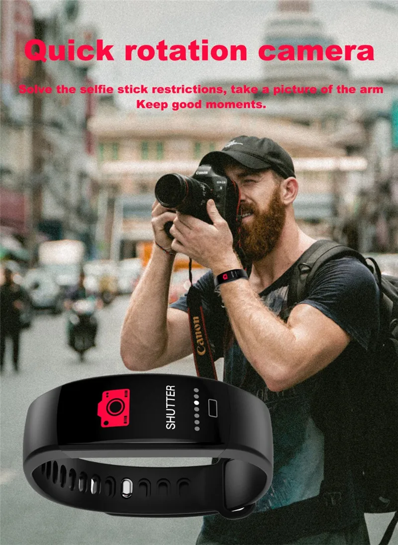 F64 HR умный Браслет F64HR Smartband водонепроницаемый монитор сна ...