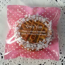 10*10+ 3 см только вы венок,, 100 шт./лот мыло ручной работы упаковка мешок подарок/печенье сумки