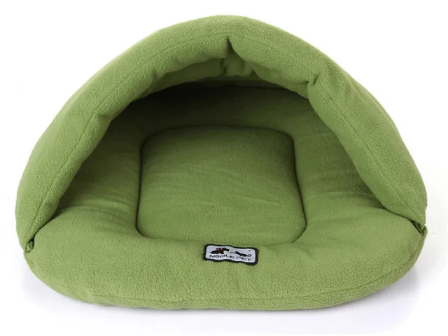 Hot! Pet Cat Bed Small Dog Puppy Kennel Sofa Polar Fleece Material Bed Pet Mat Cat House Cat Sleeping Bag Warm Nest High Quality