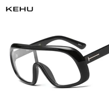 KEHU Женская огромная оправа очки Интегральные очки оправа классные профильные очки дизайнерские негабаритные очки K9521