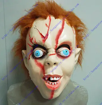 

Chidren Size gadgets high quality Halloween Accessory Latex Chucky Mask