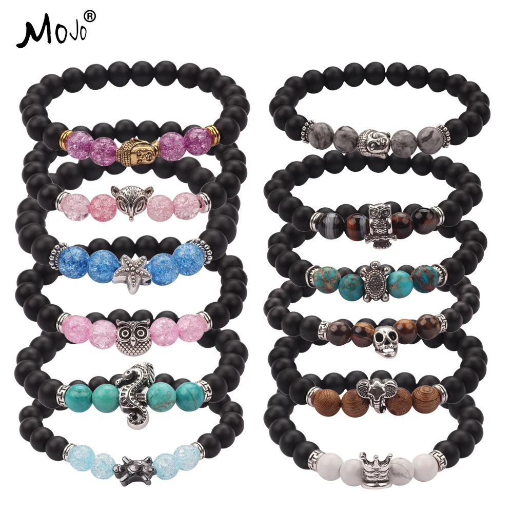 

MOJO Beaded Charm Bracelet Beads Bracelets for Men Women with Extra Free Gift