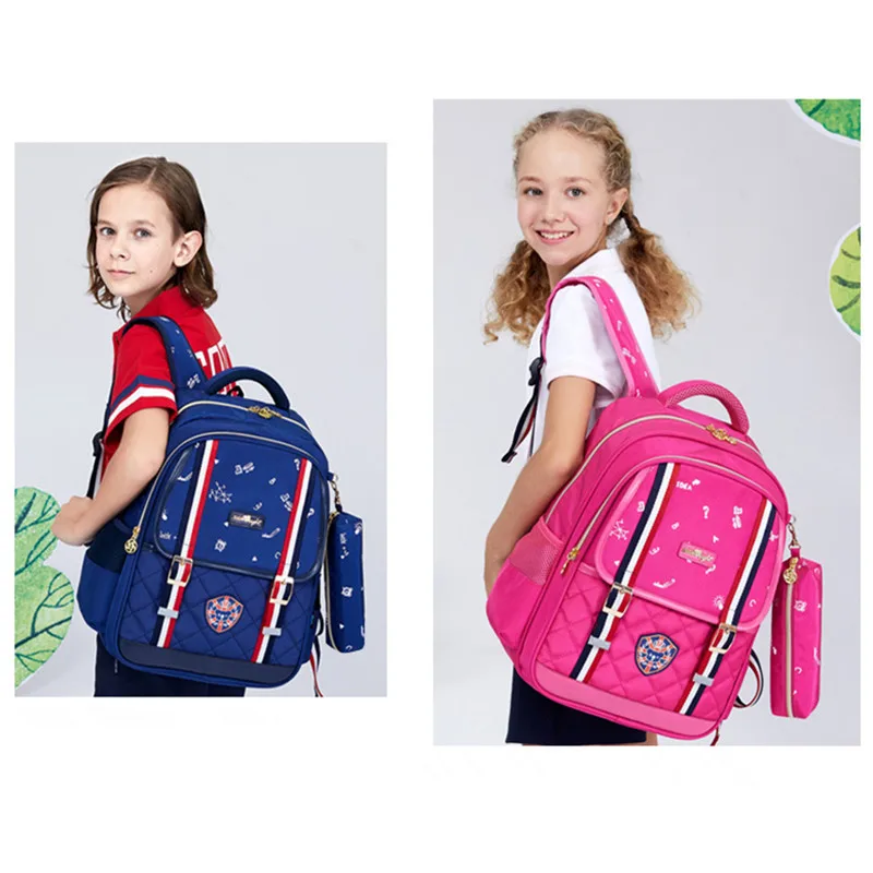 Для мальчиков школьные сумки ортопедические ноутбук рюкзак школьный Водонепроницаемый нейлон для девочек детская дорожная рюкзаки