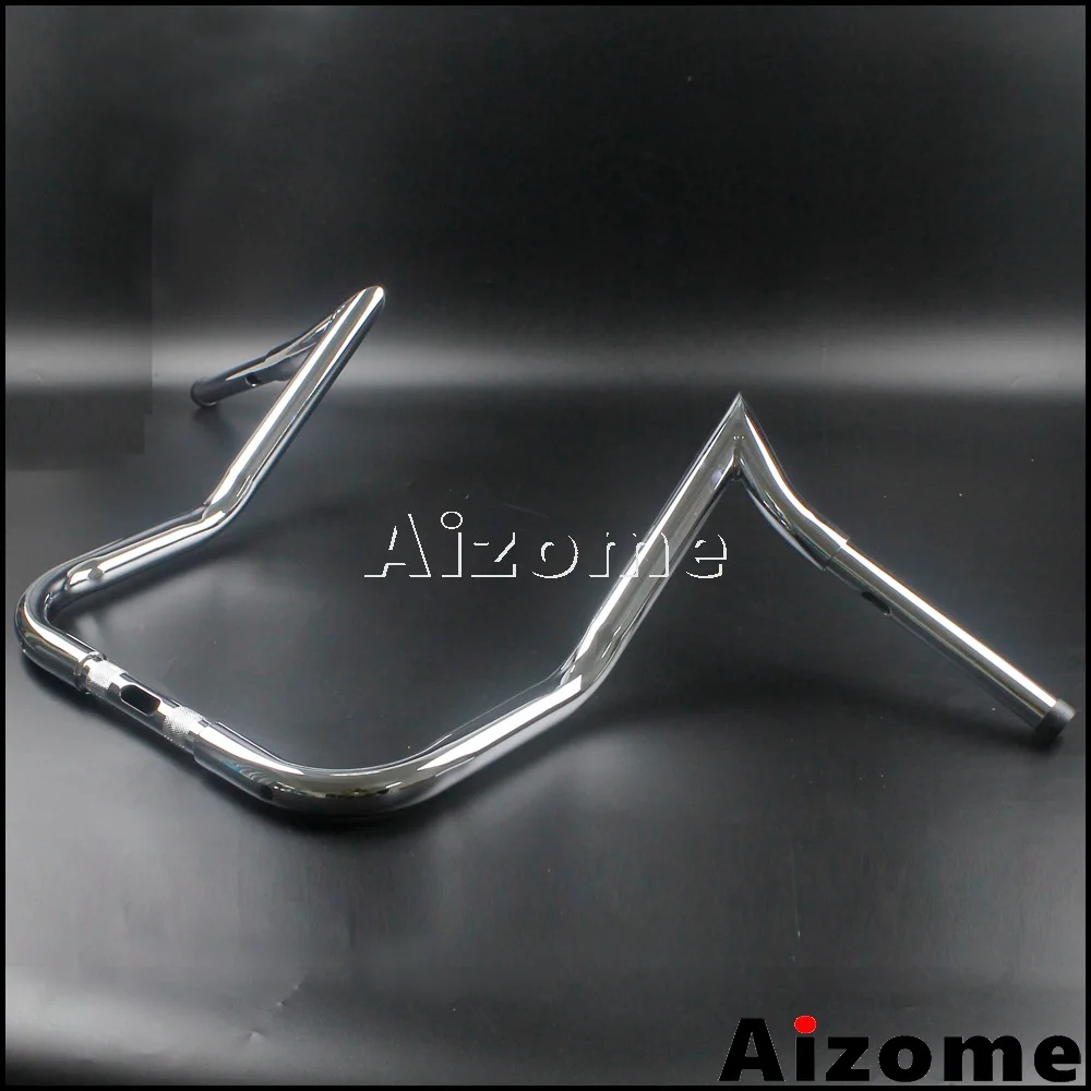 Хромированный 1 1/4 дюймов руль для Harley 12 &quot14&quot 16 &quotRise Monkey Bagger Bar Electra Glide FLHTC Batwing