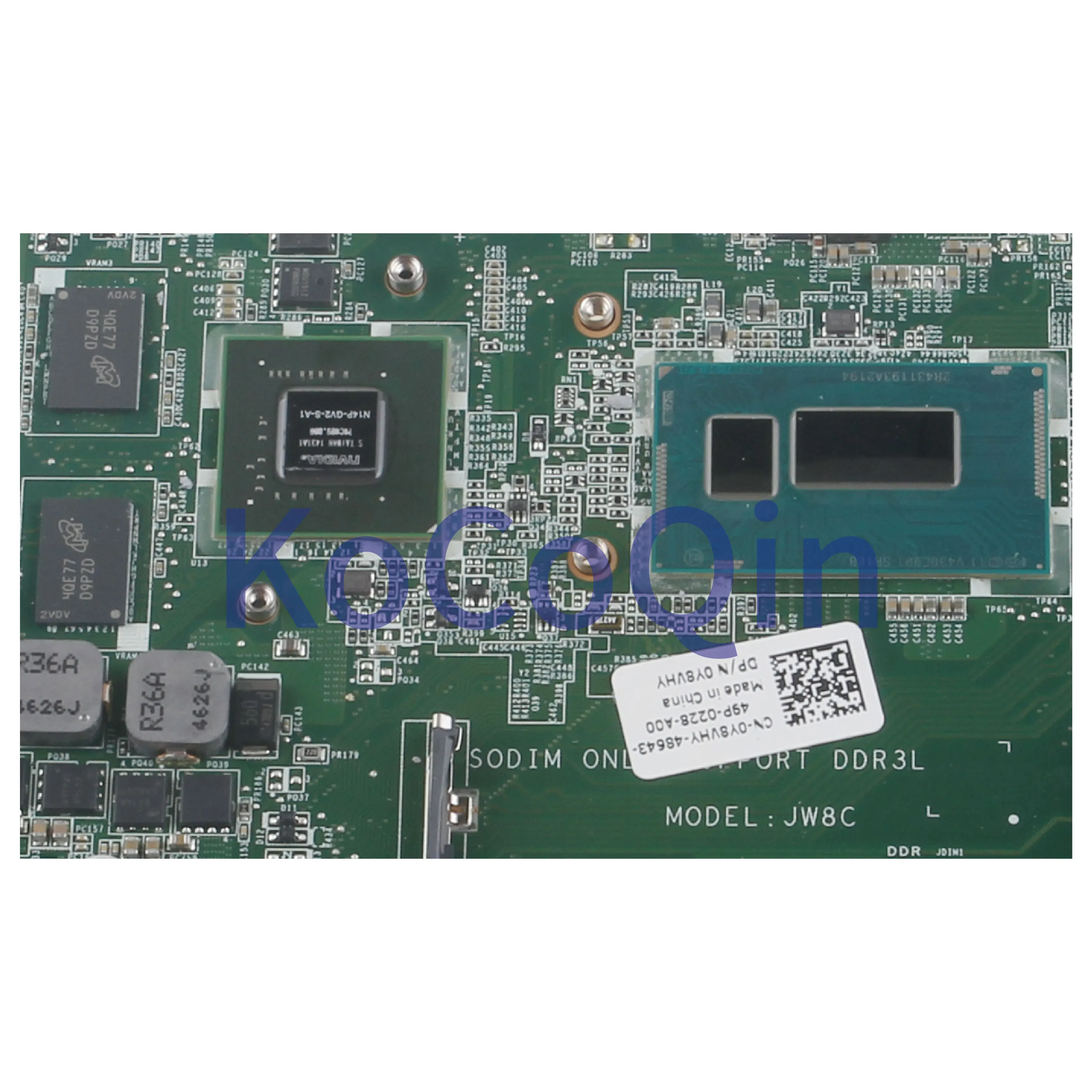 KoCoQin материнская плата для ноутбука DELL Vostro 5470 V5470 Core I7 Материнская плата CN-0Y8VHY 0Y8VHY DAJW8CMB8E1 N14P-GV2-S-A1 оперативная память 2 Гб