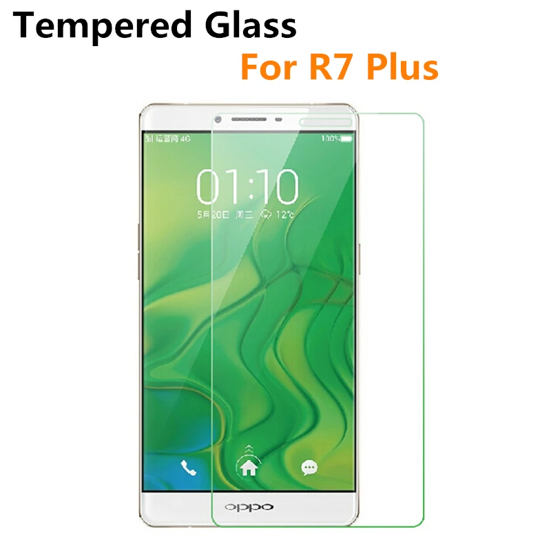 2.5D OPPO R7 Plus закаленное стекло Оригинал 9H Высококачественная защитная пленка