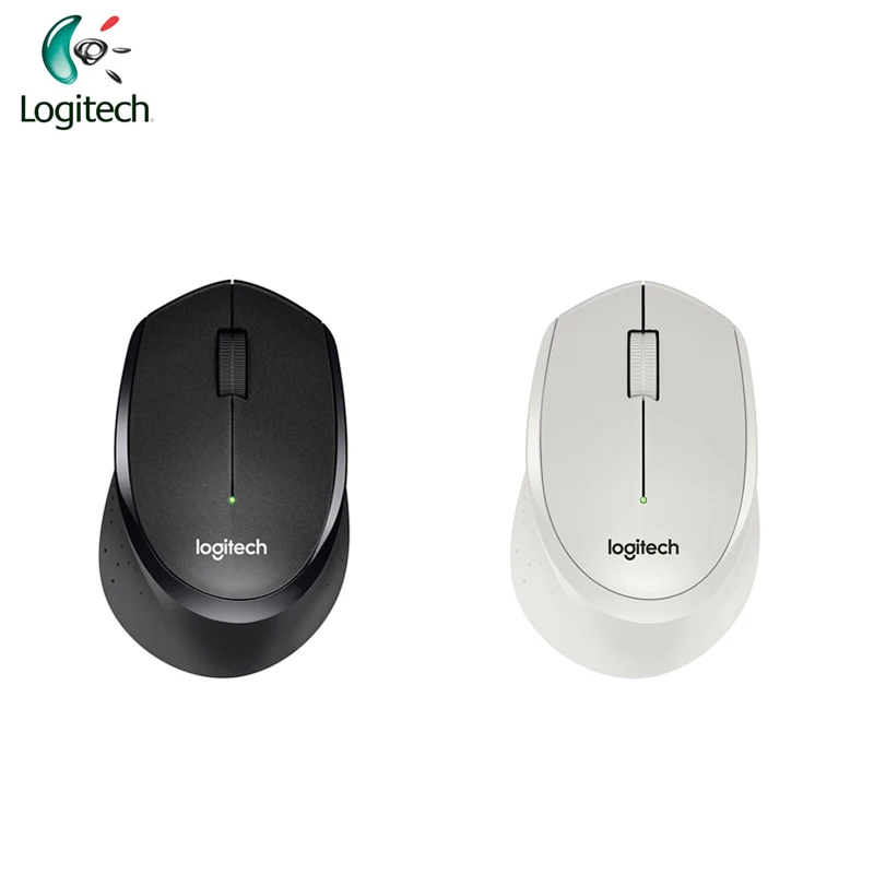 Logitech M330 Беспроводной Мышь 2,4 ГГц с черный/белый цвет для ПК Мышь для Windows 10/8/7/vista и Mac OS