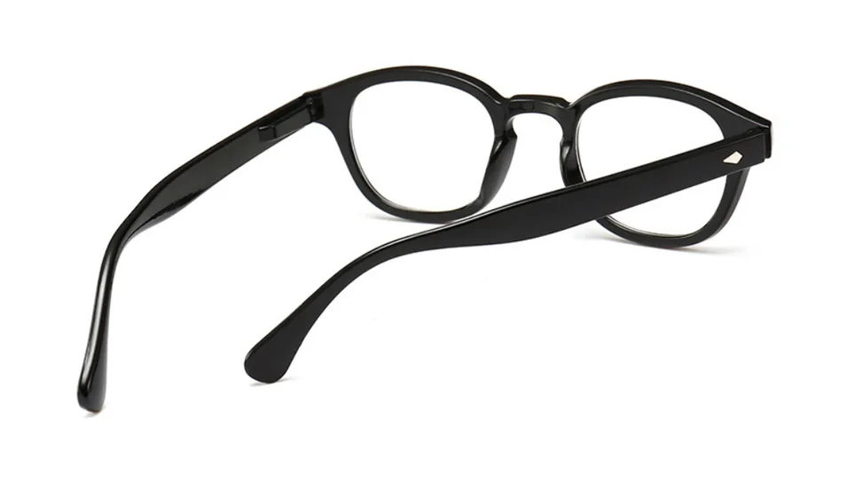 Очки для чтения с защитой от синего излучения, классические модные унисекс защитные очки с изображением Джони Депп, синий светильник, блокирующие очки для компьютера