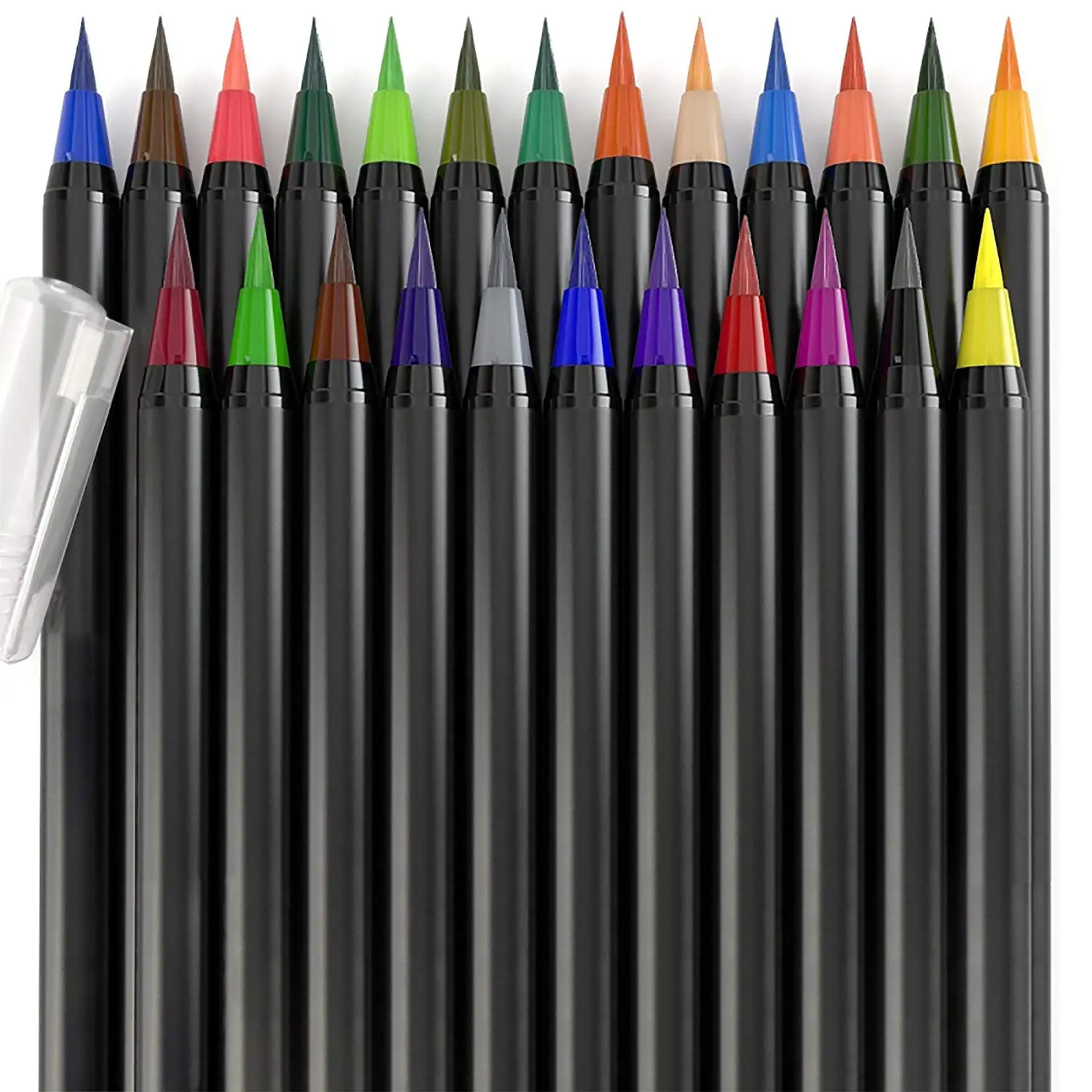 20 Calligraphy Pens & 1 Universal Brush Calligraphy Pen Fabric Brush
